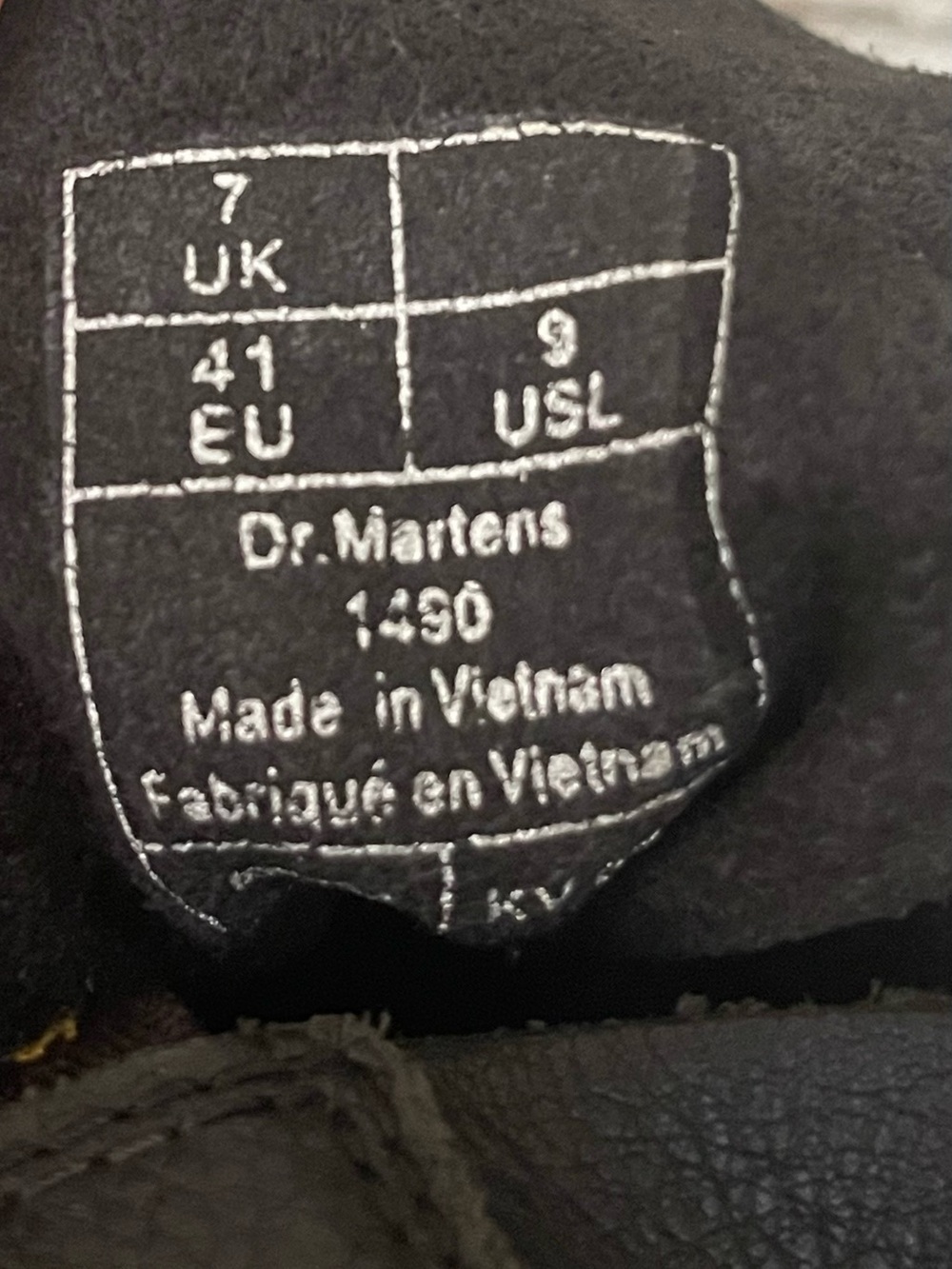 Dr. Martens 1460 Pascal Virginia Black Leather Boots | Women’s US 9 - Picture 4 of 8